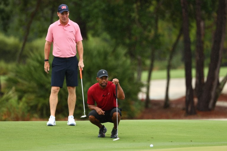 Vedetten Tiger Woods, Payton Manning en Tom Brady golfen 20 miljoen dollar bij elkaar voor goede doel