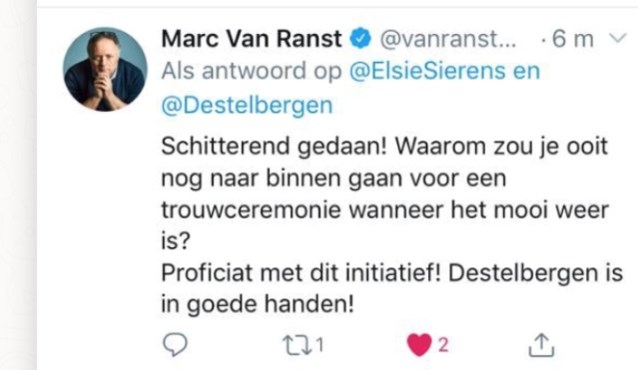 Marc Van Ranst: "Destelbergen is in goede handen"