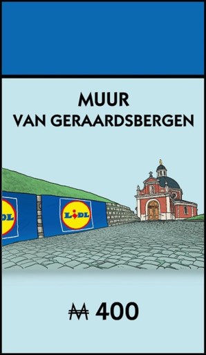 De Muur van Geraardsbergen is de populairste passage uit het wielervoorjaar en dus de duurste op het bord van Monopoly Koers