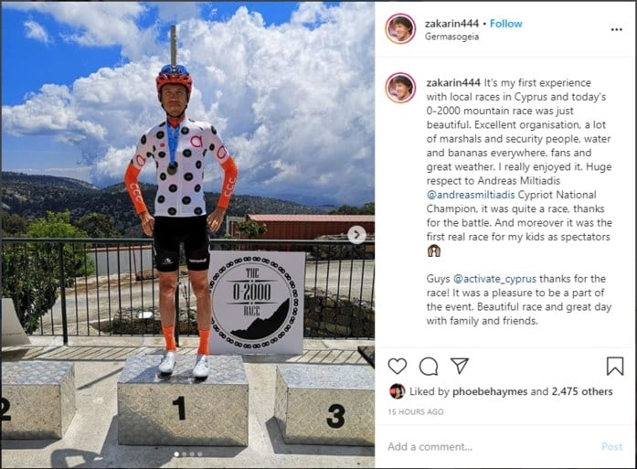CCC-renner wint onofficiële klimwedstrijd op het eiland Cyprus