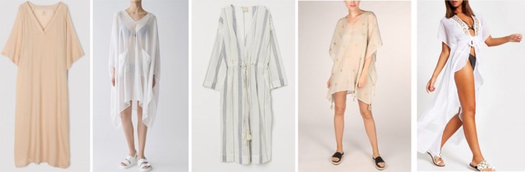 TREND. Kaftans voor aan het (opblaasbaar) zwembad