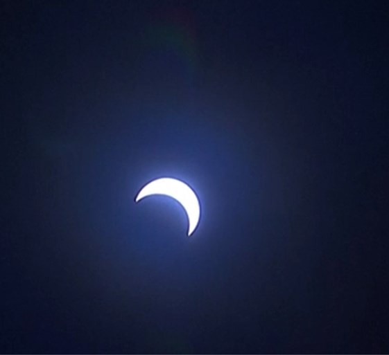 Zo zag de uitzonderlijke ringvormige zonsverduistering eruit