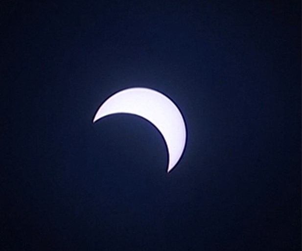 Zo zag de uitzonderlijke ringvormige zonsverduistering eruit