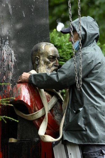 Standbeeld van Leopold II weggehaald in Gent