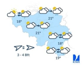Zwaarbewolkt met kans op buien