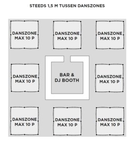 Dansen op trouwfeest mag, als het maar in bubbels is