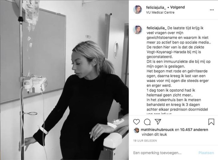 ‘Temptation island’-verleidster kampt met zeldzame aandoening: “Ik stond op en zag helemaal niets meer”