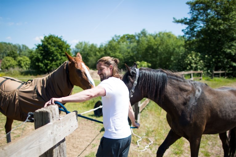 Hoe zou het nog zijn met voetballer Davy De Beule? “De stallen van ons paardenhotel uitmesten, doe ik zonder morren”