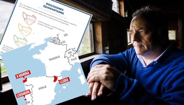 pix Frankrijk Corona Zones Kaart marc van ranst waarschuwt iedereen met