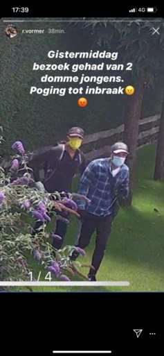 Ruud Vormer krijgt tijdens oefenmatch met Club Brugge twee “domme” inbrekers op bezoek