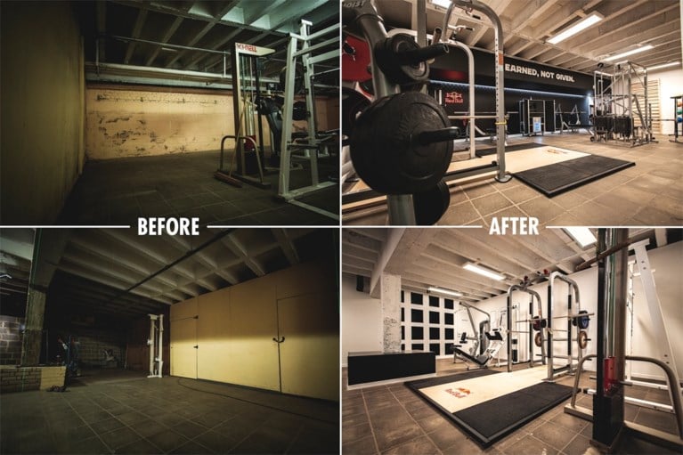 Nafi Thiam zegt ouderwetse garage vaarwel en is dolgelukkig met nieuwe fitnesszaal: “Ongelooflijk!”