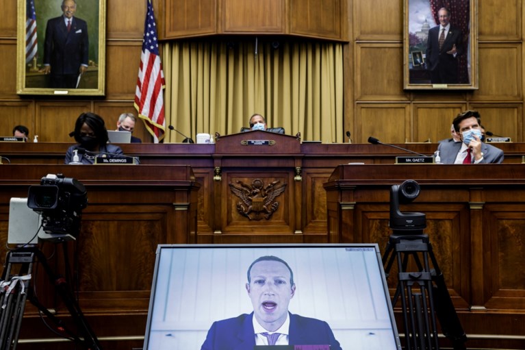 Toplui Apple, Amazon, Facebook en Google op de rooster gelegd in Amerikaans Congres