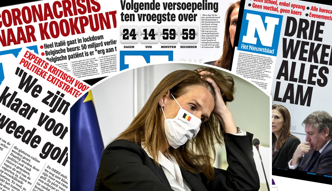 Hoe de coronacirkel na vier maanden helemaal rond is: “Behalve: eerst was het ‘red de zomer’, nu ‘red Kerstmis’”
