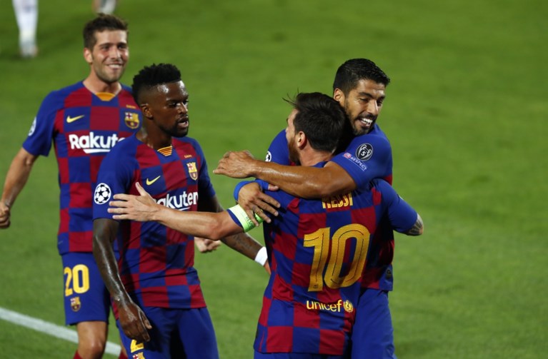 Barcelona telt Napoli nog voor de rust uit en stoot vlotjes door naar kwartfinales Champions League