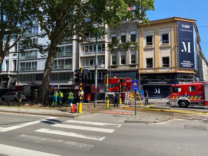 Brandweer rukt uit voor brand in appartementsgebouw