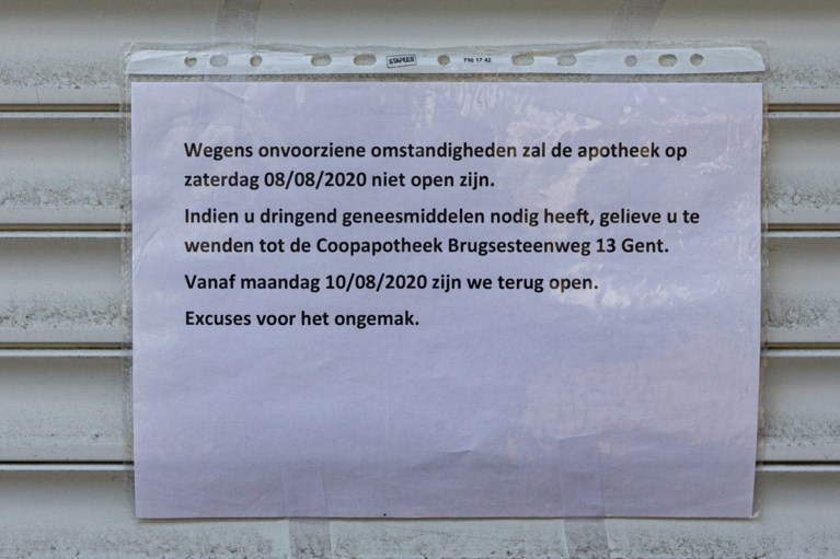 Gewapende overval op apotheek in Gent