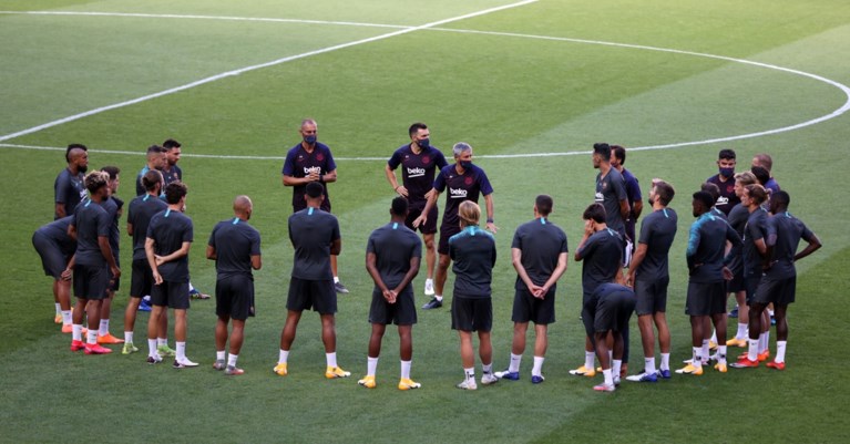 FC Barcelona en Bayern München poeslief voor elkaar in de droomaffiche van de halve finale: “Het gaat spannend worden”