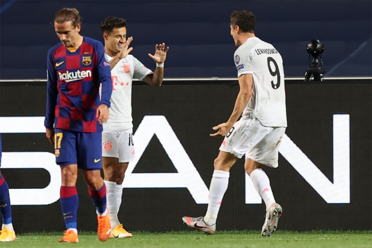 TWEE-ACHT: Bayern Munchen veegt de vloer aan met Barcelona, geen enkele Spaanse ploeg in halve finale Champions League