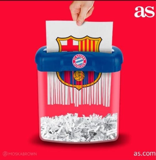 Titels liegen er niet om na sensationele kwartfinale Barcelona-Bayern: ‘Zege van de eeuw’ versus ‘Historische slachting’