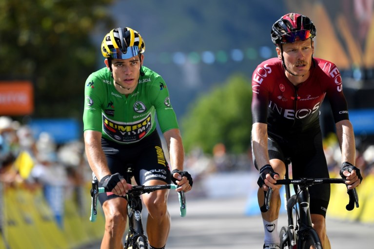 Wout van Aert maakt opnieuw indruk als knecht, Tom Dumoulin stelt ‘klimtrein’ in vraag: “We helpen onze collectieve sterkte om zeep”