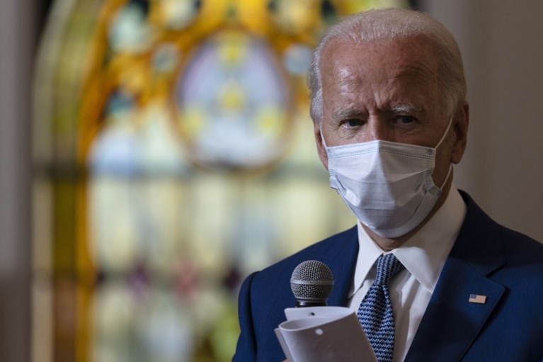 Joe Biden belt met Jacob Blake en bezoekt Kenosha