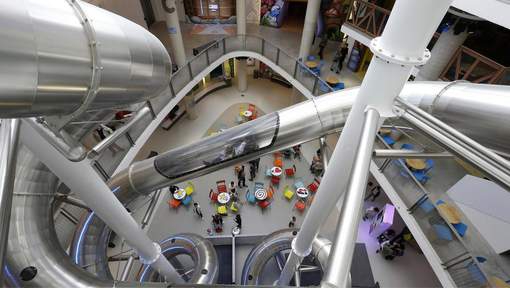 One of the highest indoor slides in the world has to be … (Antwerp)