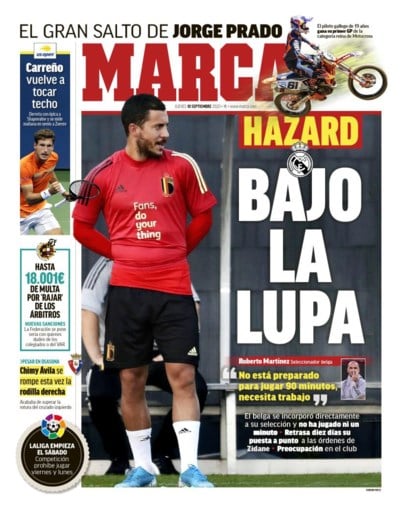 Real-fans willen concurrent in de basis, Madrileense pers stort zich op Eden Hazard: “Wat is er aan de hand?”