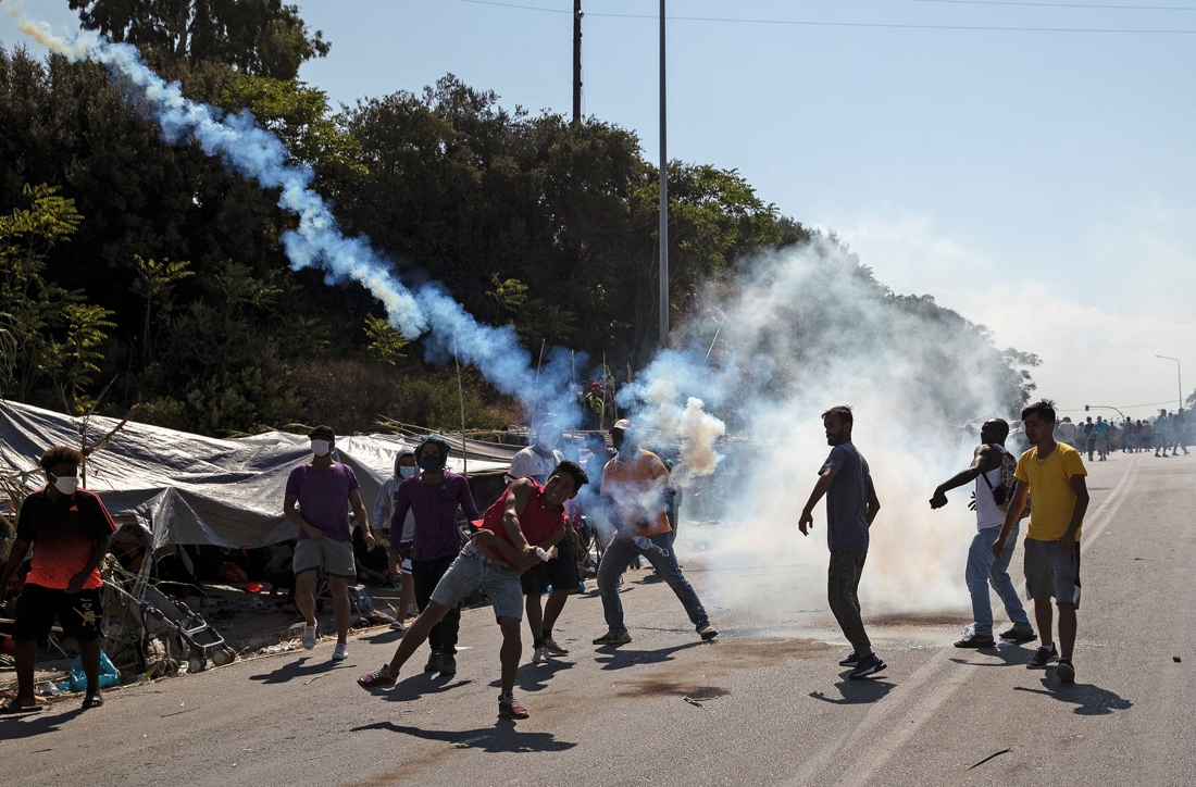 “No food, no water, no freedom”, tear gas, and 35s …