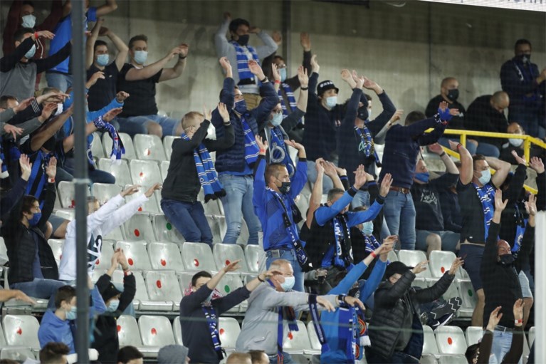 Club Brugge scoort er vier voor zijn twaalfde man, Waasland-Beveren kan het slechts even spannend houden