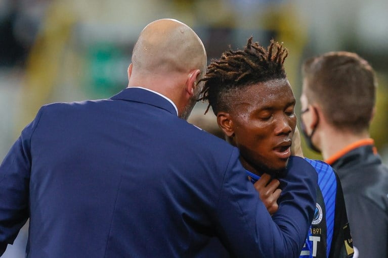 Ook Club Brugge ontsnapt niet: David Okereke test positief op Covid-19