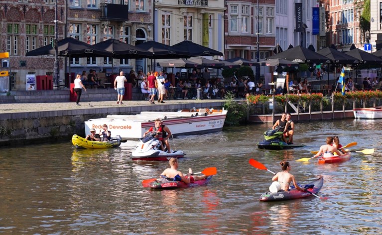 Indian Summer in Gent: water en kades vol zonnekloppers