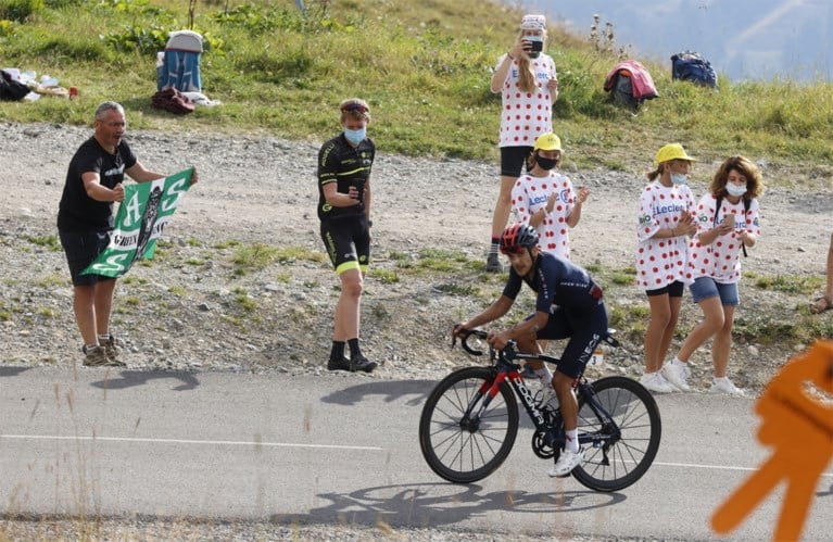 Uitslag etappe 17 Tour de France. Miguel Angel Lopez wint koninginnenrit, Roglic vergroot op Col de la Loze voorsprong op Pogacar