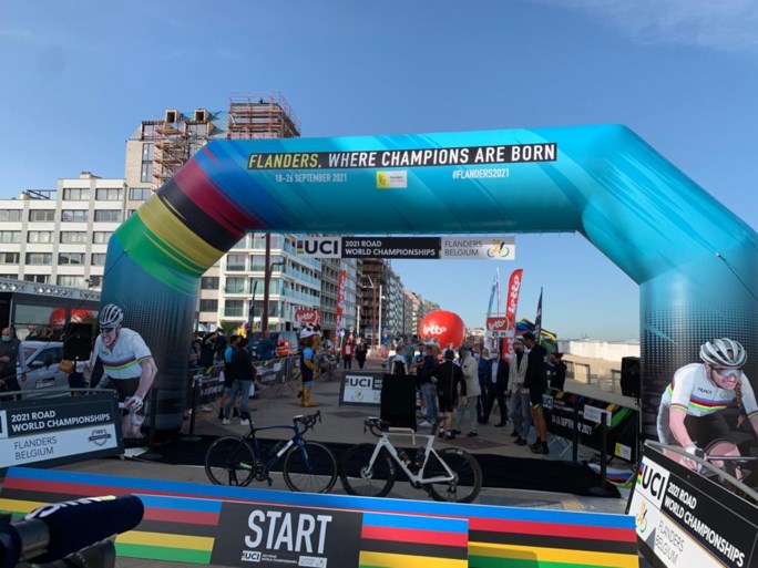Zo ziet het tijdritparcours van het WK wielrennen Flanders 2021 eruit: strand, wind en historisch erfgoed