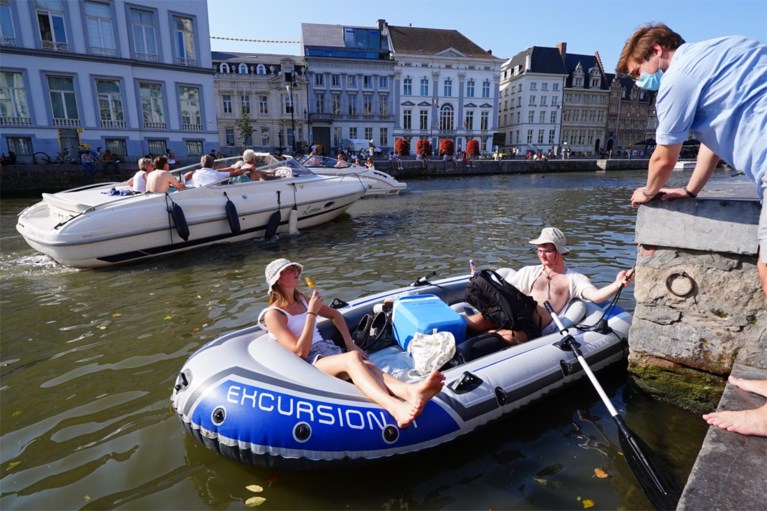 Indian Summer in Gent: water en kades vol zonnekloppers