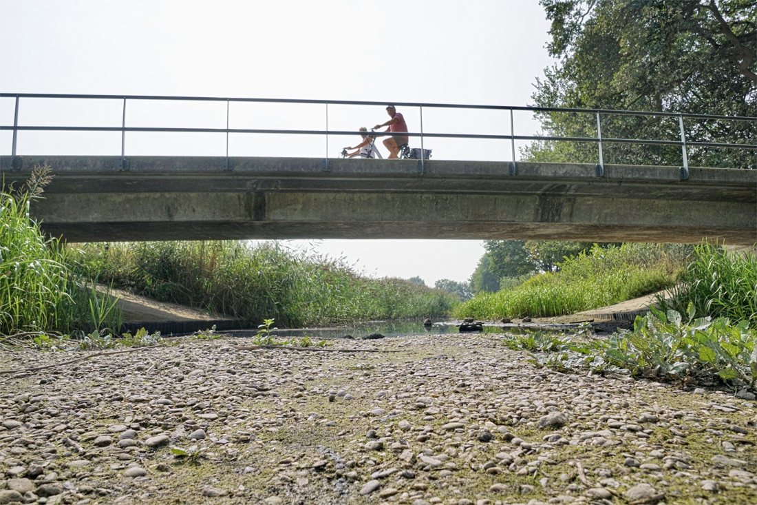 Extreme drought in some regions in the Netherlands