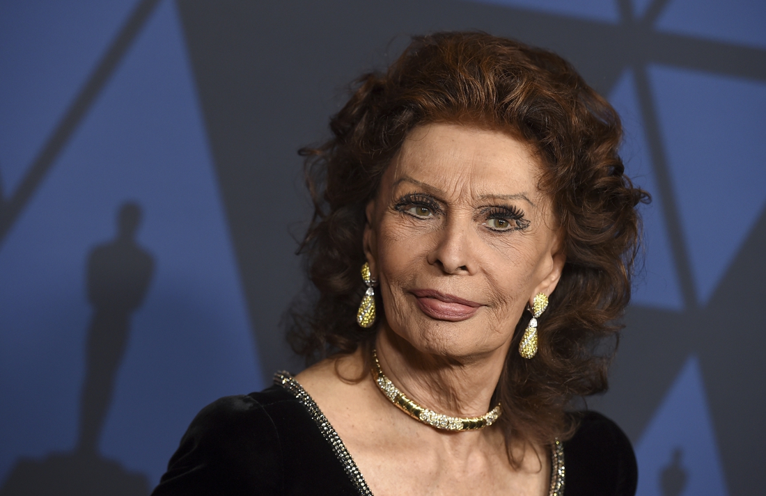 Sophia Loren again in a film after eleven years