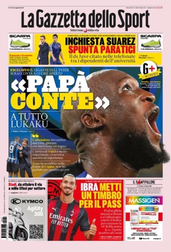 Romelu Lukaku: “Na de verloren Europa League finale heb ik vier dagen niet gepraat”