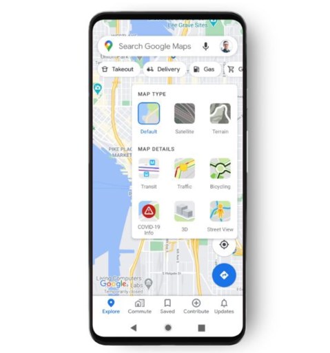 Google Maps gaat aantal besmettingen in de buurt weergeven