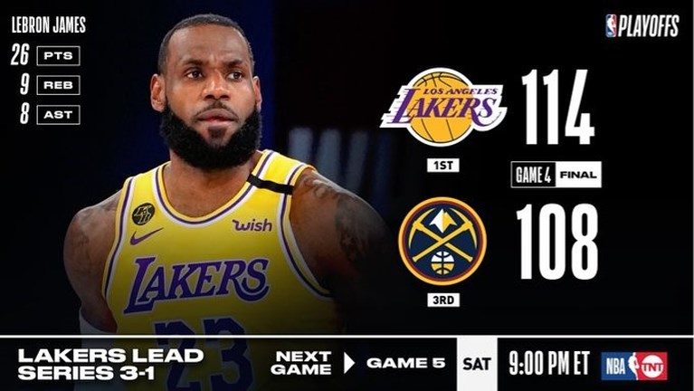 LA Lakers hebben voor het eerst in tien jaar NBA-finale in het vizier
