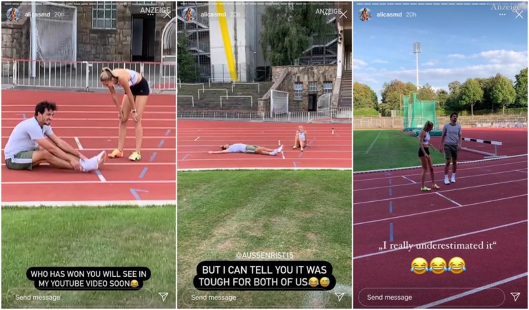 Dortmund-Belgen krijgen bezoek van “de meest sexy atlete ter wereld”, kapitein Mats Hummels ziet af op de piste