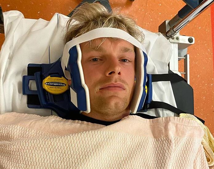 Enzo Knol in hospital after failed jump from high dive plan …