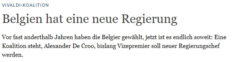 België haalt buitenlandse pers: van “vertrouwen moet herwonnen worden” tot “lelijkste formatie ooit”