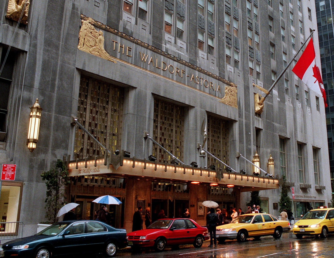 Waldorf Astoria hotel interior in New York will be auctioned, w …