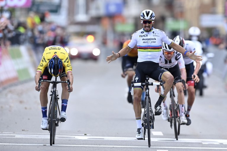 UITSLAG LUIK-BASTENAKEN-LUIK 2020. Primoz Roglic wint na ultieme jump over Alaphilippe, die gedeklasseerd wordt