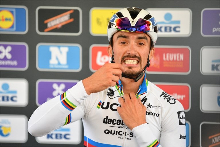 UITSLAG BRABANTSE PIJL 2020. Alaphilippe klopt Van der Poel, maar maakt het al juichend opnieuw spannend