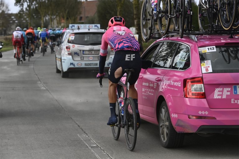 Niet op tv: stevige valpartijen in Gent-Wevelgem met onder meer Oliver Naesen in beeld
