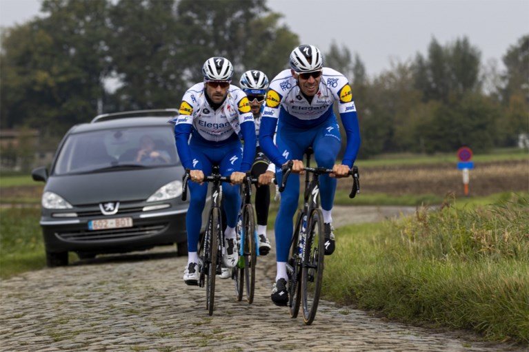 Van Avermaet, Naesen en Benoot verkennen parcours Ronde van Vlaanderen