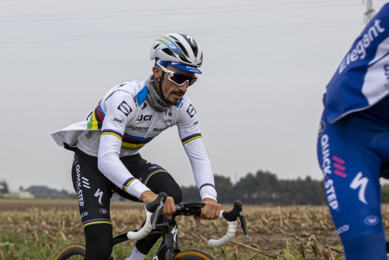 Van Avermaet, Naesen en Benoot verkennen parcours Ronde van Vlaanderen