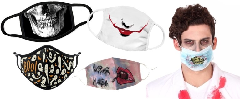 Drie makkelijke looks voor Halloween met een mondmasker