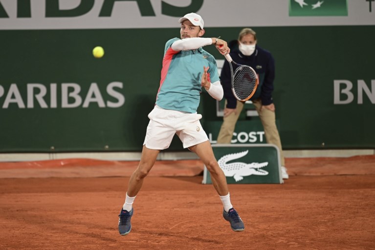 David Goffin krijgt pak voor de broek van Italiaans toptalent en mag meteen inpakken op Roland Garros
